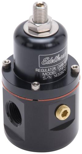 ●B BOY K EDELBROCK #174133 Fuel Pressure Regulator Bypass Style 160GPH Blk