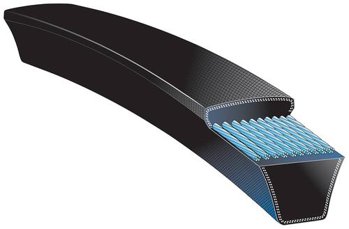 thumbnail image 2 of B-60 Industrial V-Belt By Ajanta Industrial, 5/8x63, Polyester Cord, B Section, For Power Drives 2 of 4