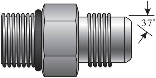 Gates Mega Crimp Hydraulic Adapter G603010304 | O'Reilly