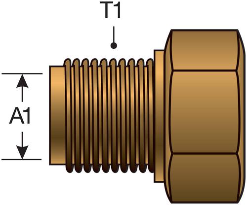 Gates Mega Crimp Inverted Flare G606910004 | O'Reilly Auto Parts