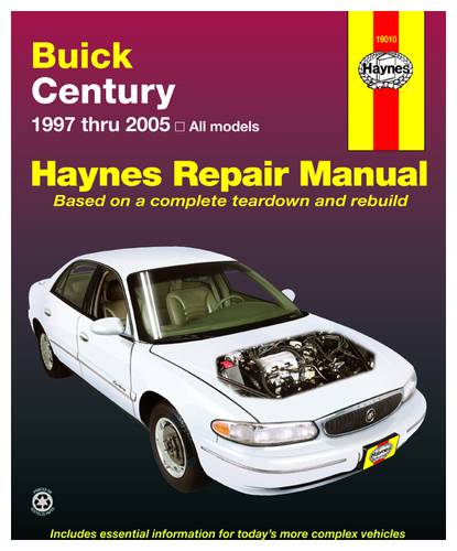 Haynes Buick Century, 1997-2005 Repair Manual 19010 | O'Reilly Auto Pa