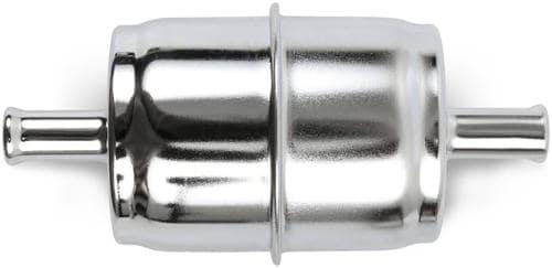 Holley 3/8in Chrome Fuel Filter Holley 3/8in Chrome Fuel Filter