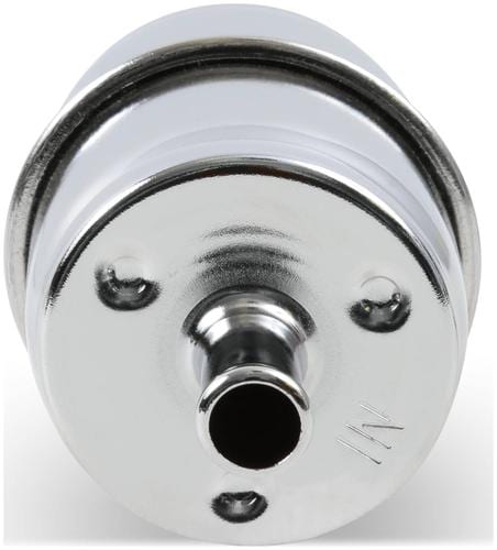 Holley 3/8in Chrome Fuel Filter Holley 3/8in Chrome Fuel Filter