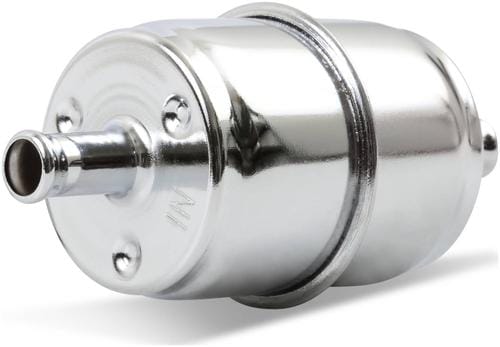 Holley 3/8in Chrome Fuel Filter Holley 3/8in Chrome Fuel Filter