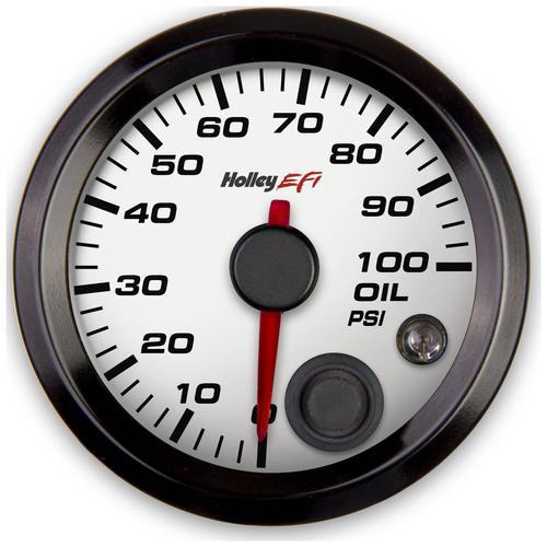 Holley EFI 21/16 Inch Oil Pressure Gauge 553127W O'Reilly Auto Par