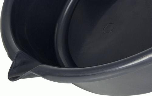 Hopkins FloTool Großer Trichter (21,6x18,1x17,8 Cm) – Aus Robustem Polyethylen, Schwarz – Ideal Für Öl, Kraftstoff & Flüssigkeiten
