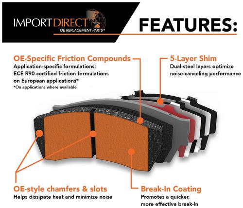 FORD CAPRI 16 GT 1970-83 NEW BRAKE PADS & FIXING KIT- GENUINE BORG & BECK