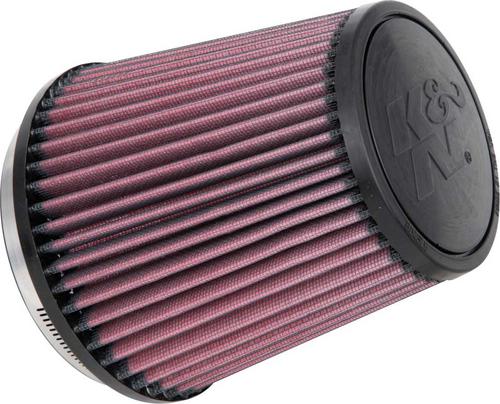 K&N RU-1400 Universal Round Air Filter - 49mm Flanges For Motorcycle, ATV, & Performance