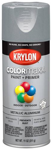 Krylon Colormaxx 12 Ounce 12 Ounce Metallic Aluminum Spray Paint 5587 