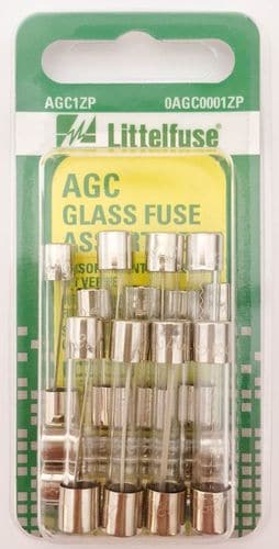 Littelfuse Glass Fuse Assortment AGC1ZP | O'Reilly Auto Parts