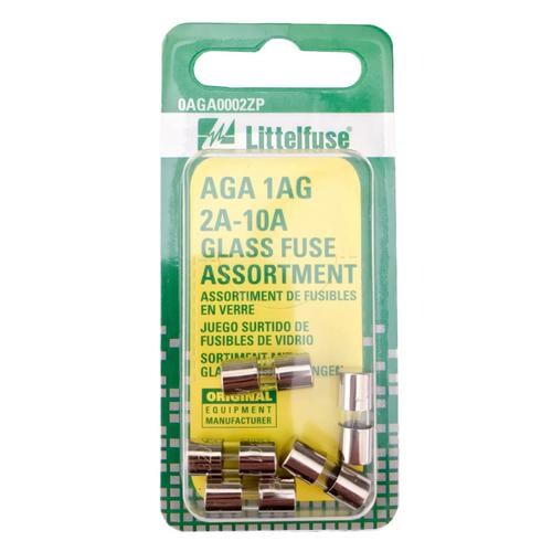 Littelfuse 10, 15, 20 Amp Glass Fuse Assortment Kit 0AGC0004ZP O