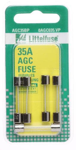10x 35A Glass Fuses – 30mm Fast Acting Quick Blow – Auto Electrical 35 Amp – DH & JS FU4-35