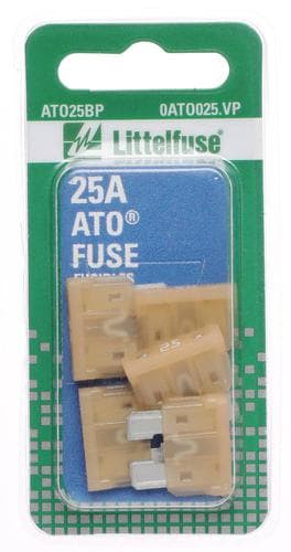 Littelfuse Blister Pack 25 Amp Fuse ATO25BP | O'Reilly Auto