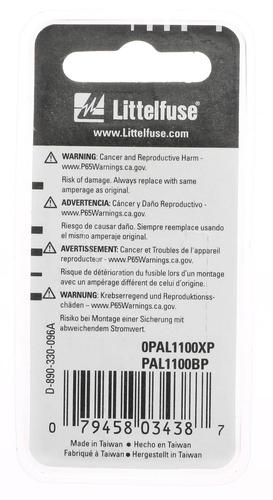 Littelfuse Blister Pack 100 Amp Fuse PAL1100BP | O'Reilly