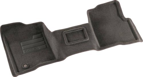 Lund Catch All Black Rubber With Carpet Floor Mat Set 680401 O