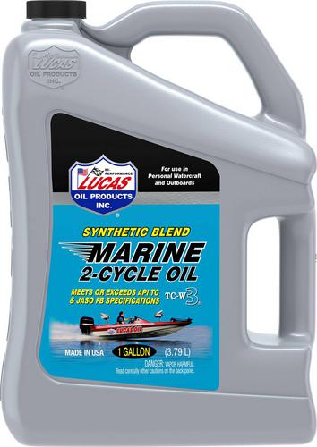 Lucas Synthetic Blend Marine 2-Cycle Marine Oil 1 Gallon 10861 | O'Rei