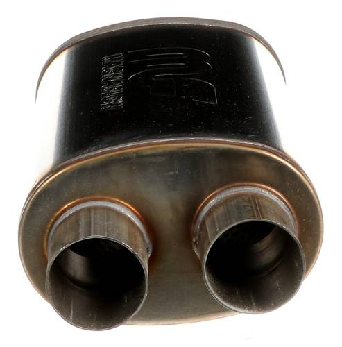 MagnaFlow 12468 Stainless Steel Muffler – 2.5" Dual In/Out – 5x8 Oval 18" Body