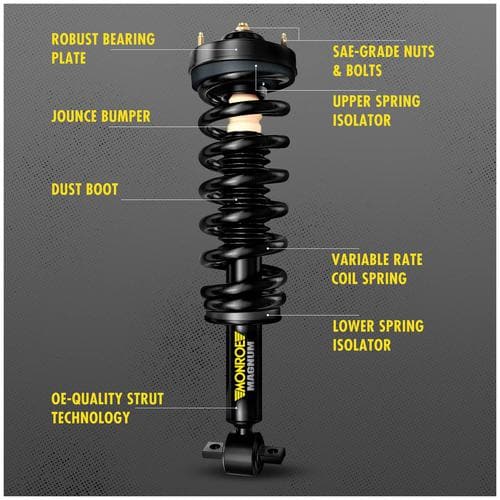 Monroe Magnum Loaded Assembly Strut And Coil Spring Assembly