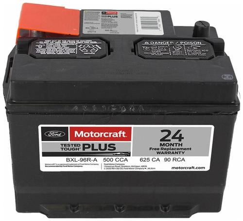 Motorcraft Tested Tough PLUS Battery Group Size 96R BXL96RA | O'Reilly ...