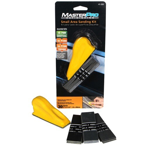 MasterPro Refinishing 400, 1000, 1500 Grit Sanding Kit 41300 O'Reilly