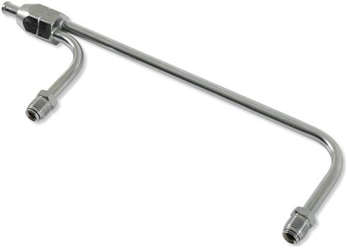 Mr. Gasket Carburetor Fuel Line Chrome Gas Line Kit 1551