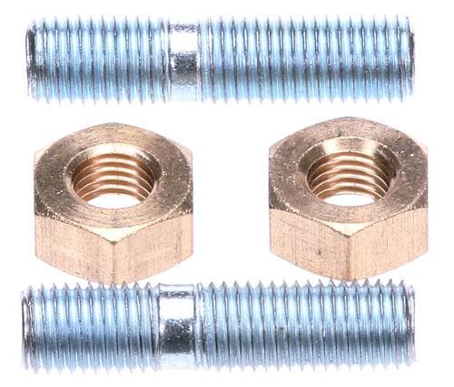 Titanium Stud M10 X 1.25 50mm - Automotive Intake Exhaust Flange Hex 12 Point