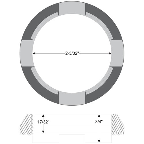 Nickson Exhaust Flange Gasket 130271 O'Reilly Auto Parts