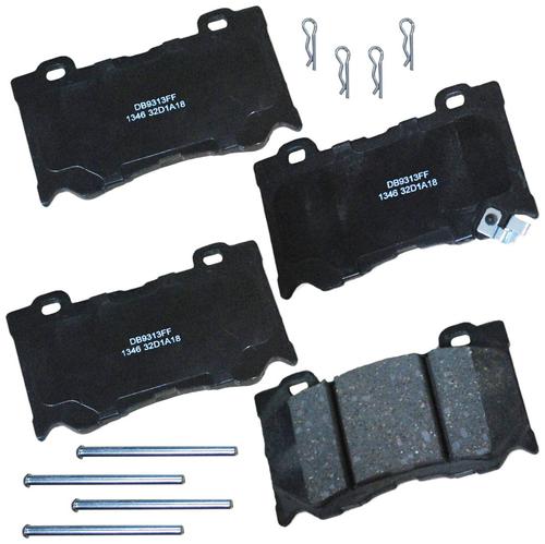 brakebest select premium ceramic front disc brake pads