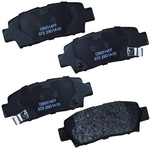brakebest organic front disc brake pads