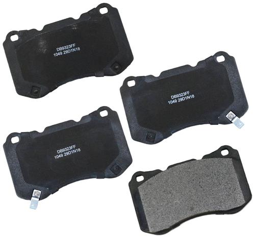 brakebest organic front disc brake pads