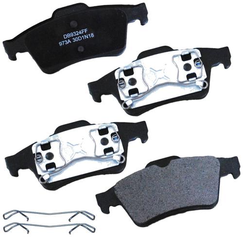 brakebest organic front disc brake pads