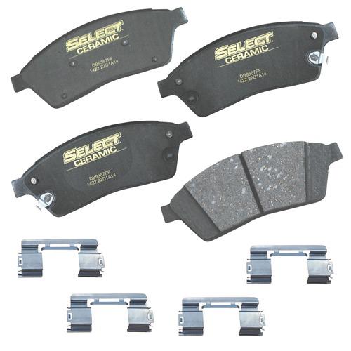 brakebest select ceramic front disc brake pads