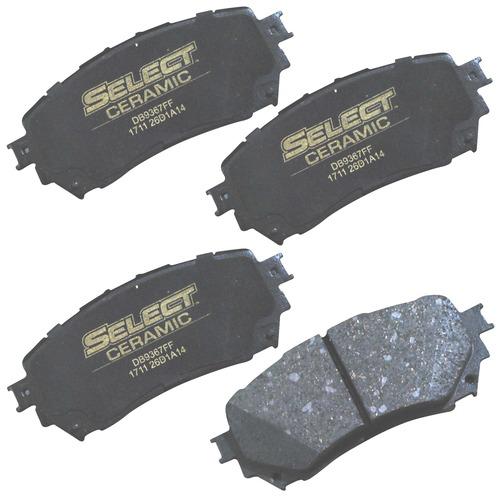 brakebest select ceramic front disc brake pads