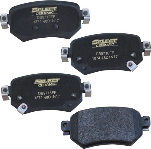 brakebest select ceramic front disc brake pads