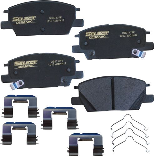 brakebest select ceramic front disc brake pads