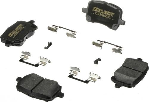 brakebest select premium ceramic front disc brake pads