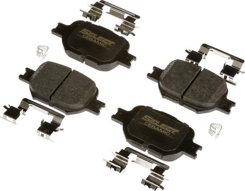 brakebest select ceramic front disc brake pads