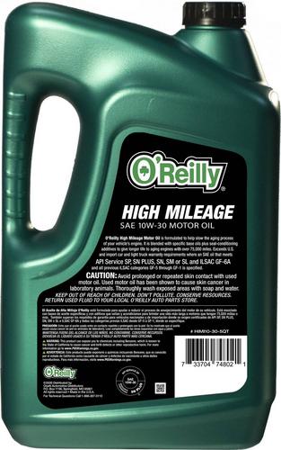 O'Reilly Conventional Motor Oil 10W-30 5 Quart HIMI10305QT | O'Reilly ...