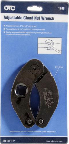 Adjustable Gland Nut Wrench 1266 & Universal Hydraulic Cylinder Spanner Wrench 7463 CAS-1456A