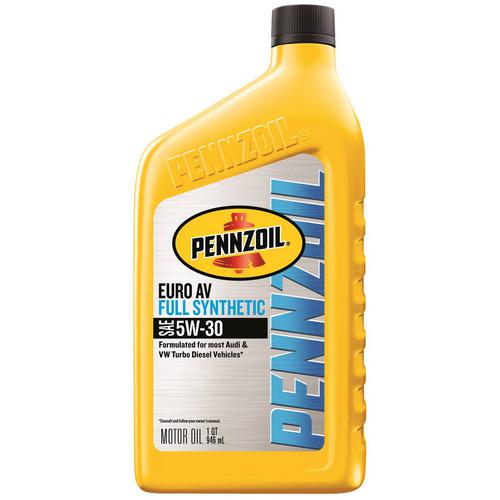 Pennzoil Platinum Synthetic Motor Oil 5W-30 1 Quart PLAT530EUROL | O ...