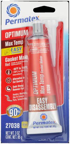 Permatex Optimum Max Temperature Red - 3.35 oz Tube Permatex Optimum Max Temperature Red - 3.35 oz Tube