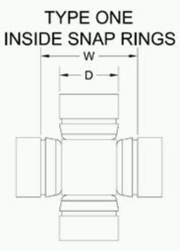 Prime Line U-Joint 721003 | O'Reilly Auto Parts