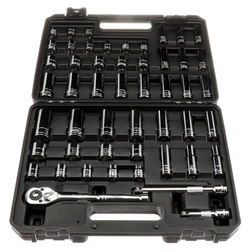 Power Torque 50 Piece 3/8 Inch Drive 12 Point SAE, Metric Power Torque 50 Piece 3/8 Inch Drive 12 Point SAE, Metric