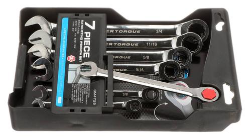 Power Torque 7 Piece SAE Ratchet Wrench Set GM4729 O Reilly Auto Parts