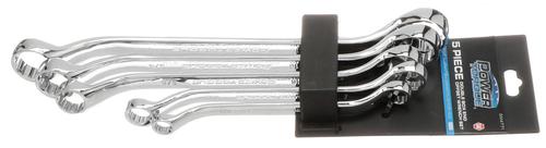 Power Torque 5 Piece SAE Offset Double Box End Wrenches