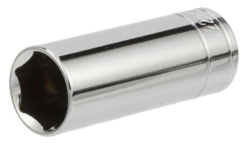 Stecknuss 22 Mm, 6-kant, Tief, Für 1/2" Antrieb – Aus Chrom-Vanadium-Stahl