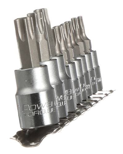 PSA10リソース#001 174 Power Torque 9 Piece 1/4, 3/8 Inch Drive Star Socket Set