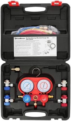 MOMOJIA 220PSI 500PSI Air Conditioning Refrigerant Recharge Pressure Gauge Manometer - View #9