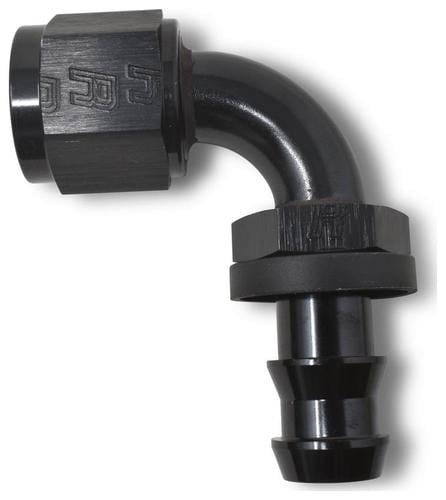 Russell Twist-Lok Hose End #10 90-Degree Black 624183 Russell Twist-Lok Hose End #10 90-Degree Black 624183