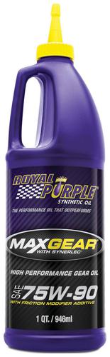 Royal Purple MAX Synthetic Gear Oil 75W-90 1 Quart 06300 | O'Reilly Au